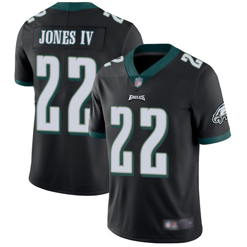 Men Philadelphia Eagles #22 Sidney Jones Black Alternate Vapor Untouchable NFL Jersey Limited Player Football 1->philadelphia eagles->NFL Jersey